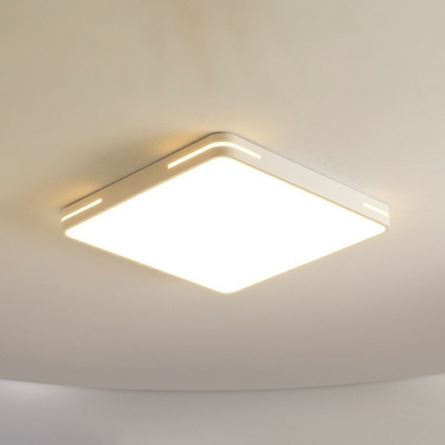 Contemporary Flush Mount Lighting Metal Ceiling Lamp Geometrical LED Light in 3 Colors Light