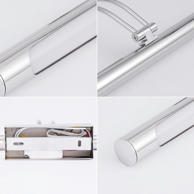 Metal Tube Vanity Light Minimalist Style LED 6 Inchs Wide Vanity Sconce for Bathroom