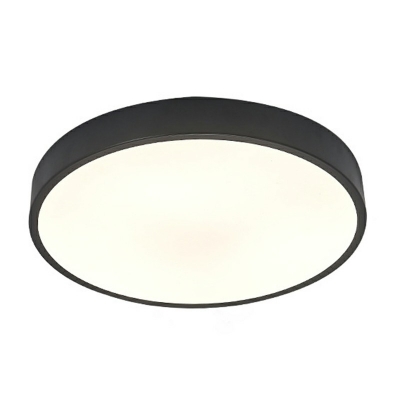Contemporary Ceiling Light with Circle LED Light 19.5