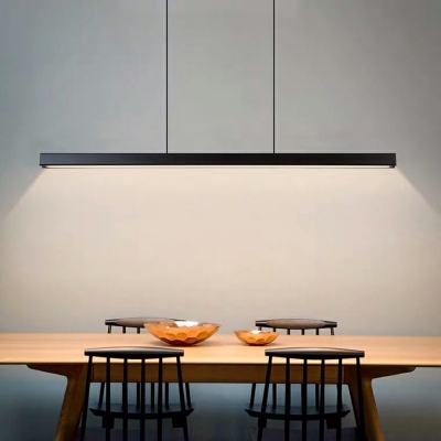 Ultra-Contemporary Restaurant Bar Hanging Pendant Lights Acrylic Linear Island Light
