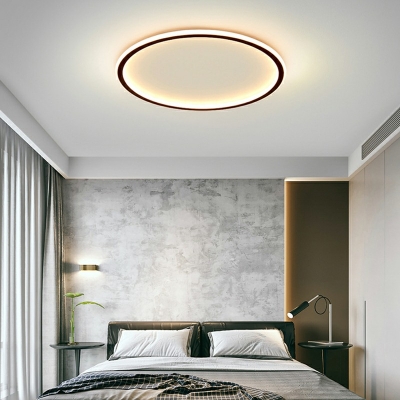Modern Circle Flush Mount Ceiling Light Fixtures Acrylic Living Room Flush Mount Lamp