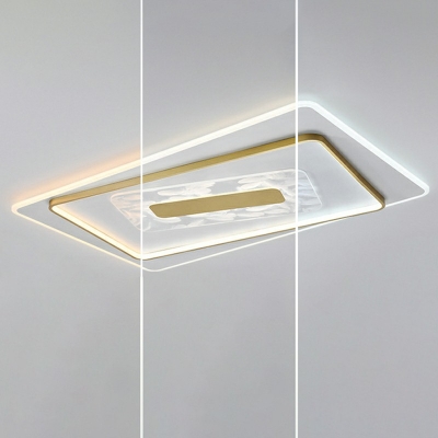 Contracted Rectangle Shape Ceiling Light 35