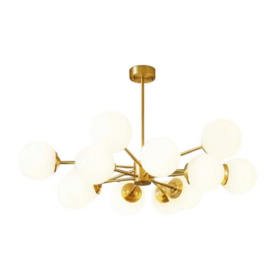 Gold Multi-Circle Chandelier Light Stylish Modern 22