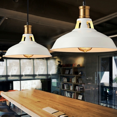 Industrial Style LED Pendant Lighting in Warehouse Shape with 47 Inchs Height Adjustable Cord