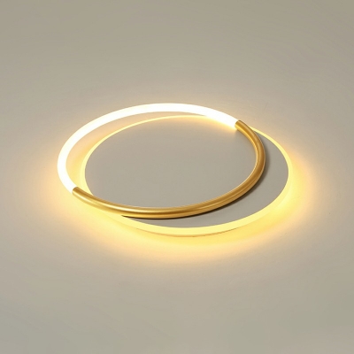 Modern LED Acrylic Lamp Minimalist Circles Bedroom Lighting Fixture