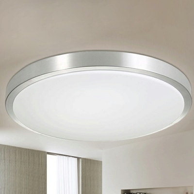 Modern LED Ceiling Light Aluminum Round Flush Mount Light Fixture for Sleeping Room