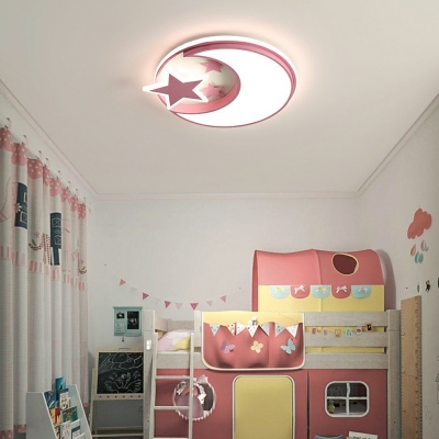 Moon and Star Ceiling Light 16.5