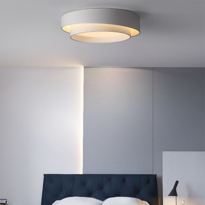 Contemporary Modern Ceiling Light 5.5 Inchs Height LED Light Round Acrylic Shade Ceiling Light Fixture in 3 Colors Lighting