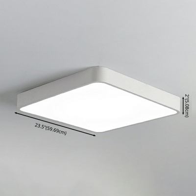 Contemporary Acrylic Lampshade Surface Mount LED Ceiling Light for Bedroom Office Hallway