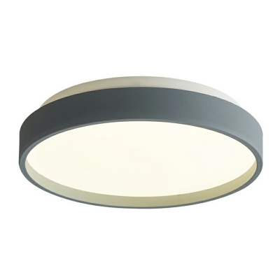 Minimalist LED Ceiling Lamp LED Metal Round 2