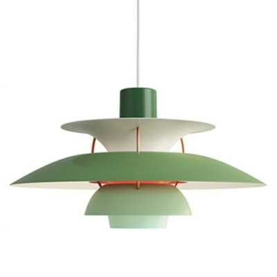 UFO Shape Pendulum Light Novelty Modern 1 Head Hanging Pendant for Dining Room