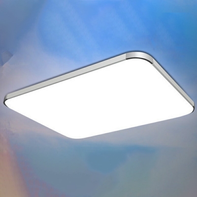Minimalist LED Flush Mount Ceiling Light Acrylic Lampshade Ceiling Flush Mount Light for Bedroom Study Room
