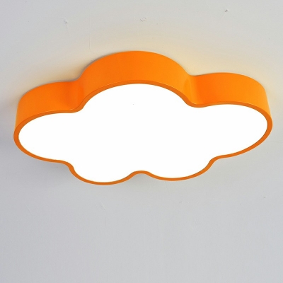 Modern Simplicity Cloud Shaped LED Flushmount Lighting Acrylic Childrens Bedroom Ceiling Lamp