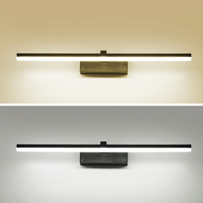 Contemporary Bathroom Vanity Light LED Linear Bathroom Wall Sconce for Dressing Table