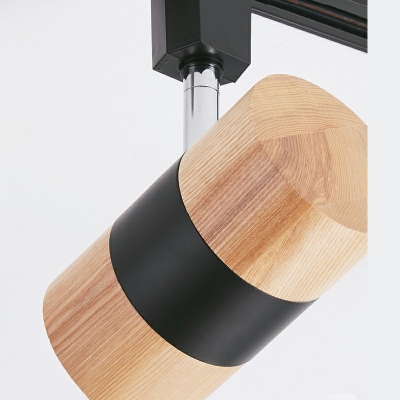 Contemporary Metal Flush Mount Light Spotlight Study LED Natural Light Ceiling Lamp