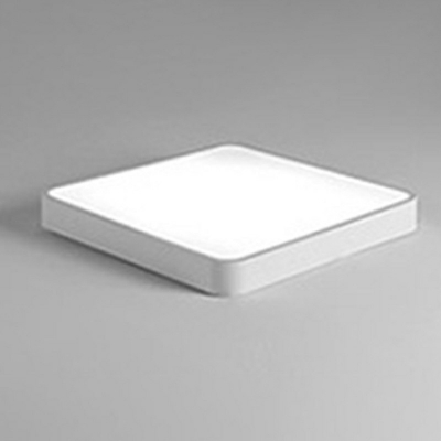Geometric Flush Mount Light Modernist White Light LED Metal Flushmount Lighting for Bedroom