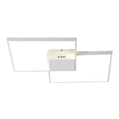 Metal Ceiling Fixture Modernism LED Flush Mount Light with Arcylic Shade for Bedroom