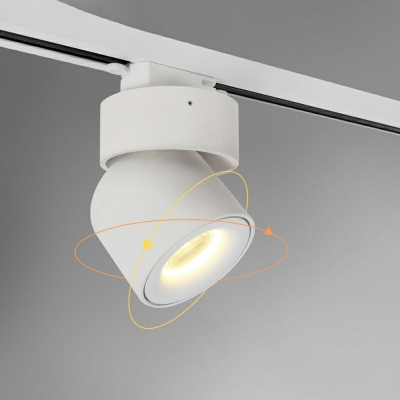 Minimalist Style Metal Track Lighting Adjustable Lights Indoor Flush Mount Lighting