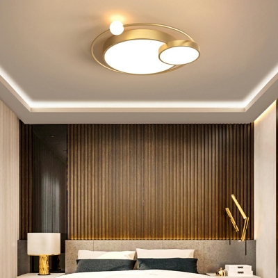 Nordic Style 3-Lights Creative Round Ceiling Light LED Lighting for Bedroom