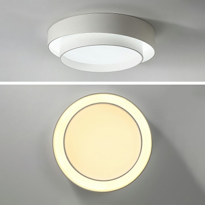 Contemporary Modern Ceiling Light 5.5 Inchs Height LED Light Round Acrylic Shade Ceiling Light Fixture in 3 Colors Lighting
