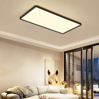 Extra Thin Arcylic Flush Light Simplicity Mounted LED Ceiling Lamp for Living Room