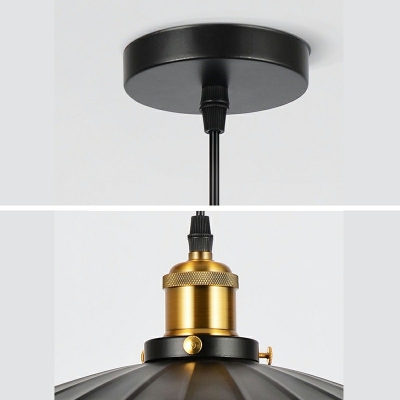 Industrial Hanging Pendant Light 1 Bulb Pendant for Dining Table Restaurant Kitchen
