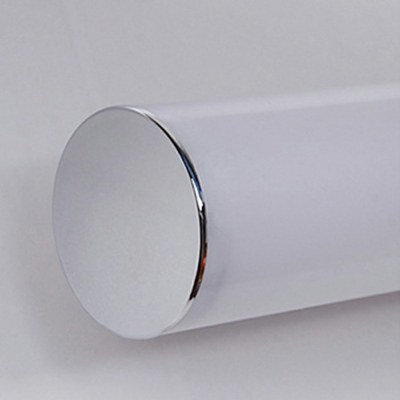 Silver Bathroom Vanity Lighting Cylinder 3.5 Inchs Height LED Vanity Sconce Light for Mirror Cabinet