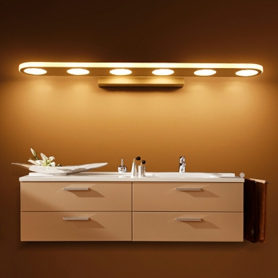 Bathroom Dressing Table Vanity Sconce Light White Acrylic LED Vanity Mirror Light for Makeup