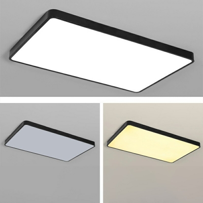 Contemporary Ceiling Light with Rectangle LED Light Acrylic Shade Flush Mount Ceiling Light for Hallway