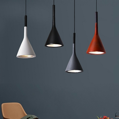Designers Style Resin Pendant Light Concreted Hanging Light 6.5