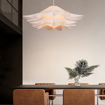 Flower Acrylic Shade Living Room Suspended Lighting Fixture Coffee Shop Pendant Light