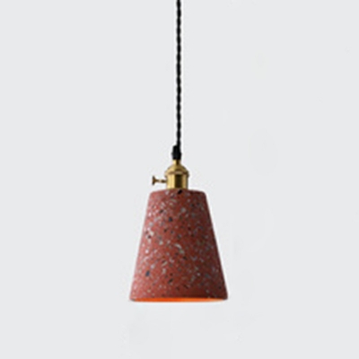 Nordic Style Cement Pendant Light Single-Bulb Kitchen Pendant Light Fixtures