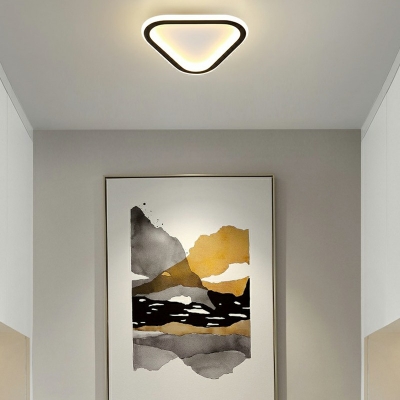 Extra Thin Arcylic Flush Light Simplicity Mounted LED Ceiling Lamp in 3 Colors Lighting