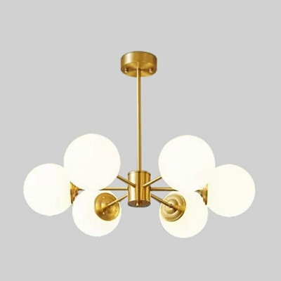 Gold Multi-Circle Chandelier Light Stylish Modern 22