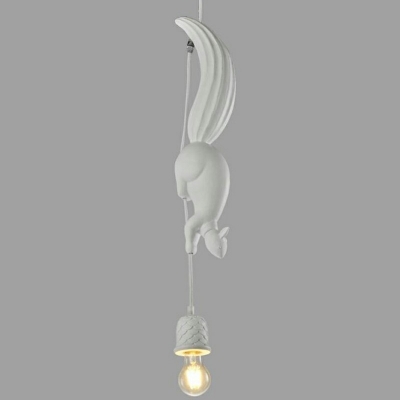 Cute Fox Pendant Lighting Single Light 3.5