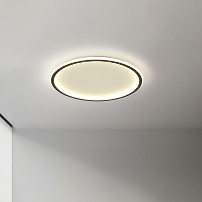 Modern Circle Flush Mount Ceiling Light Fixtures Acrylic Living Room Flush Mount Lamp