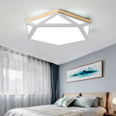Modern Simplicity Geometric Ceiling Light 20