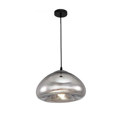 Modern Style Glass Platting Pendant Light Cone Shade Hanging Light for Dinning Room