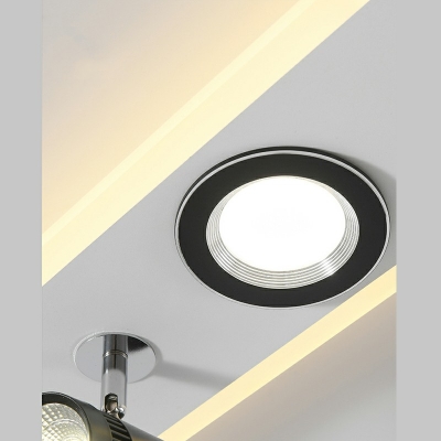 Elongated Ceiling Light Metallic Stepless Dimming Spotlight LED Flush Mount Ceiling Light