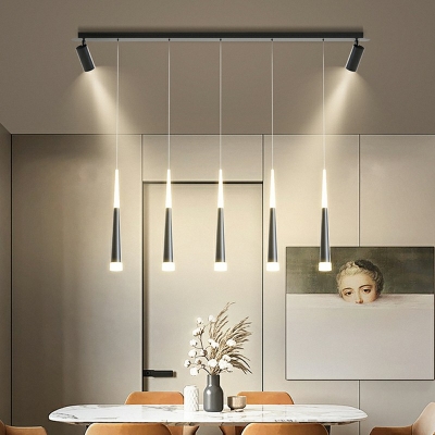 Minimalist 360°Adjustable Spotlight Design Island Light Torch-shaped LED Lighting Fixture for Dining Room
