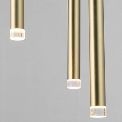 1 Light Suspension Lighting Acrylic Modern Hanging Lamp With Spot Beam