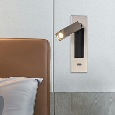 Contemporary Style Adjustable Wall Mounted Lamp LED Wall Sconce for Bedroom