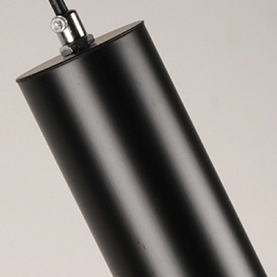 Cylinder Metal Acrylic Hanging Light LED Modern Style Pendant Light for Coffee Shop Bar