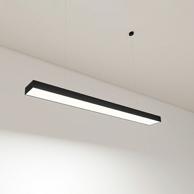 Modern Style LED Pendant Light Metal Acrylic Minimalisma Hanging Light for Office Studio
