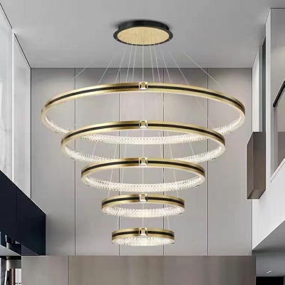 Modern Style Multi-layer Hanging Lights Pendant Light Fixtures for Living Room