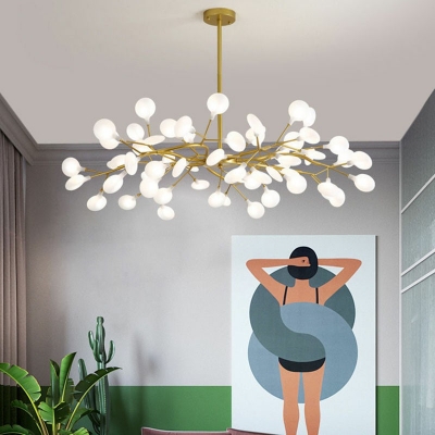 Modernist Chandelier Firefly Style Hanging Ceiling Lights for Bedroom Dining Room