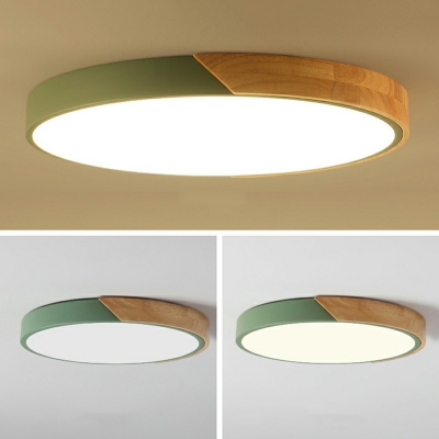 Nordic Style Ultra-thin Ceiling Light Round Acrylic Flush Ceiling Light for Sleeping Room