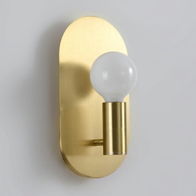 Postmodern Style Metal Wall Sconce Nordic Style Backlight Wall Lamp for Bedside