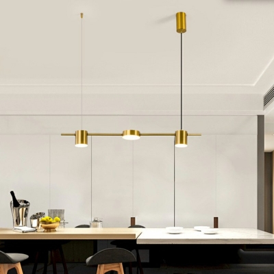 Ultra-Modern Island Simple LED Pendant Light Fixtures for Dining Room Bar