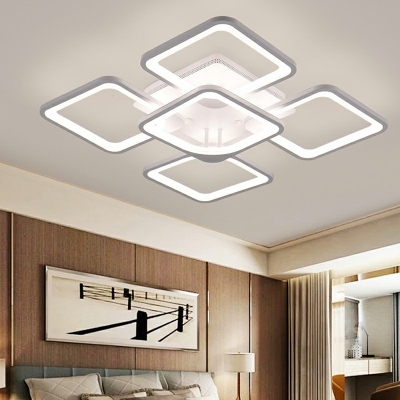 Creative Flush Mount Light Modern Minimalist Lines Style for Hall and Bedroom